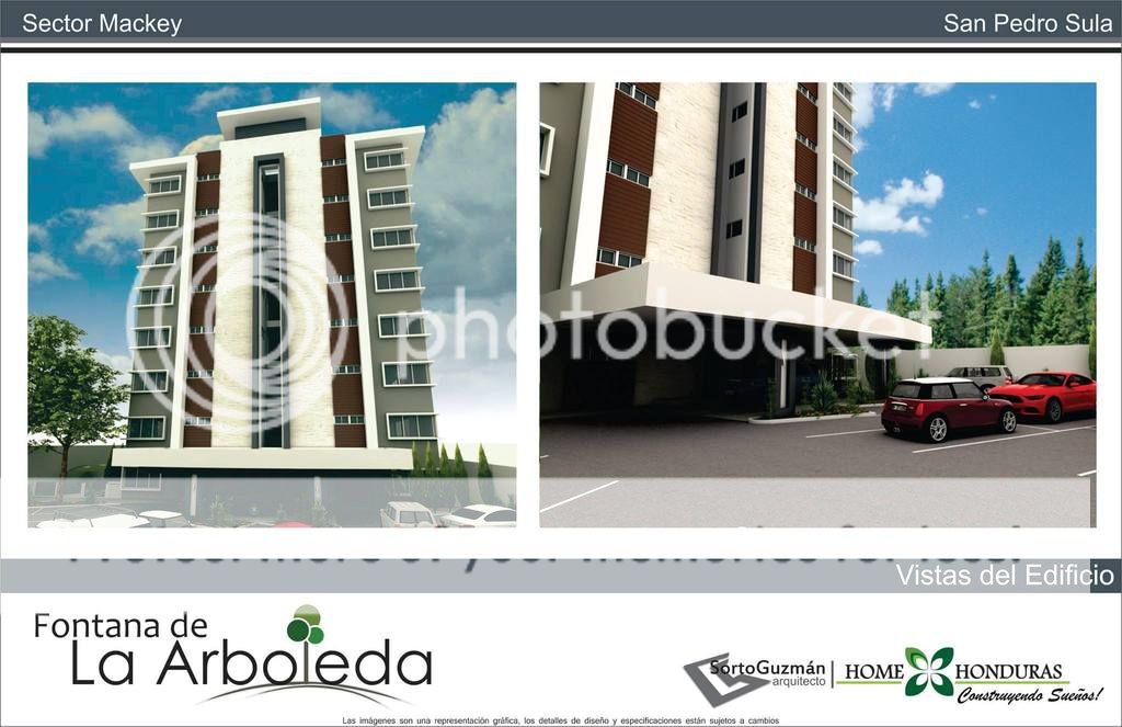Fontana de La Arboleda San Pedro Sula Condominios 9 Pisos E/C