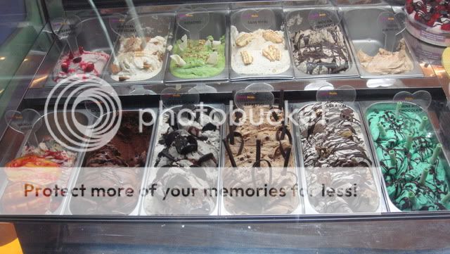 gelato choices